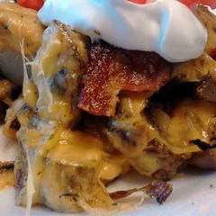 A picture of Swag-A-Licous N Bomb-Diggity Baked potato Triangles.