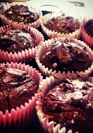 A picture of Easy Double chocolate muffins!.
