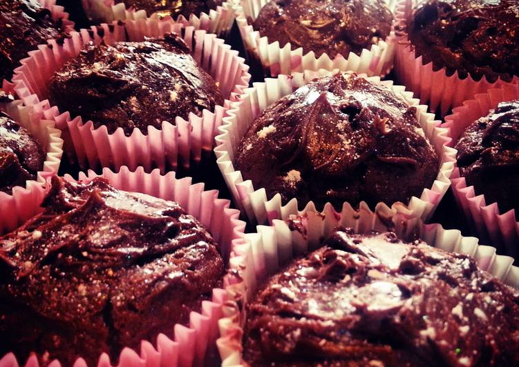 Recipe of Speedy Easy Double chocolate muffins!