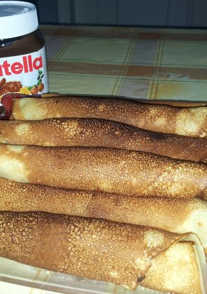 A picture of Pancake rolls.