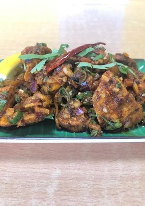 A picture of Turkey Choila(Typical Nepalese Grill & Marinated Meat Snacks) Christmas in Nepalese way.