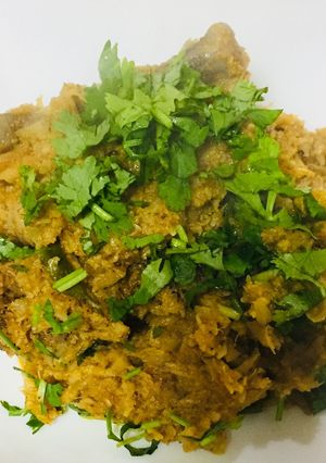 Hình của món Chicken gobi (súp lơ).