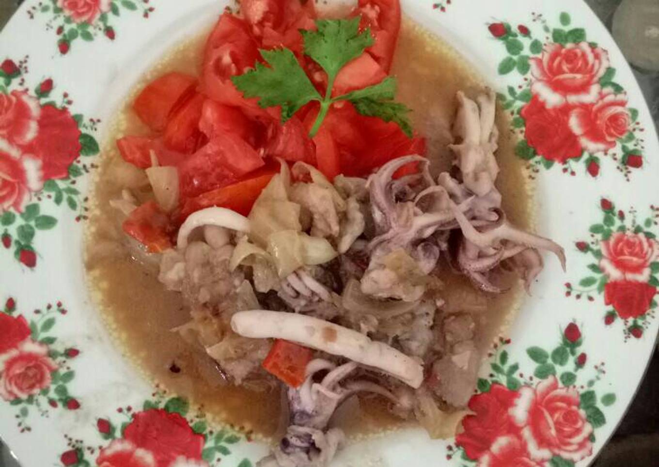 Cumi saus tiram special head