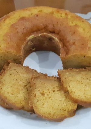 Foto resep Pumpkin cake 2 telur tanpa mixer