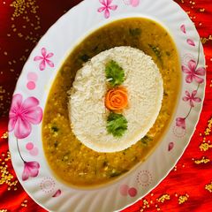 Moongdal with Rice A picture of Moongdal with Rice.