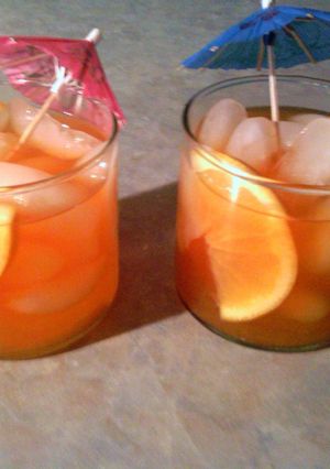 A picture of sunshines sunrise sipper.