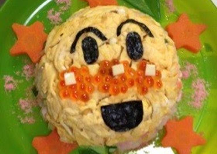 Steps to Prepare Any-night-of-the-week Anpanman Sushi Cake