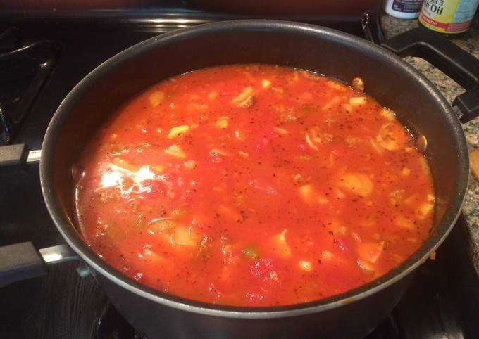 Spicy Italian Zucchini Soup