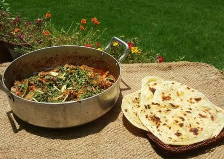 Steps to Prepare Super Quick Homemade Peshawari charsi karahi with tawa naan.