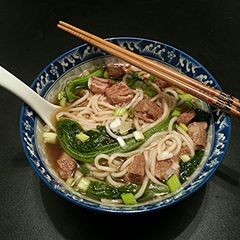 A picture of Melt in your Mouth Pork Belly Noodle Soup.