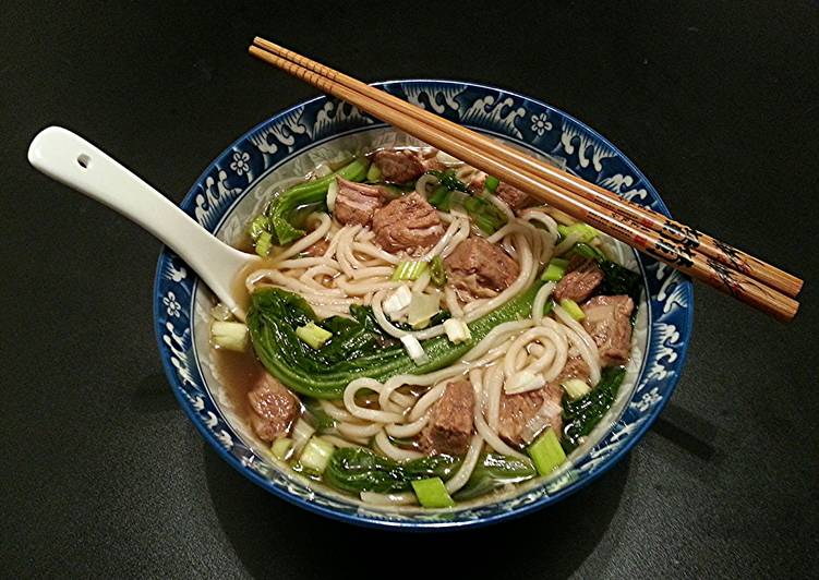 Easiest Way to Make Award-winning Melt in your Mouth Pork Belly Noodle Soup