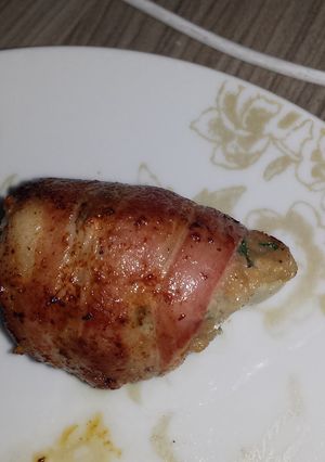A picture of Pork and bacon bites.