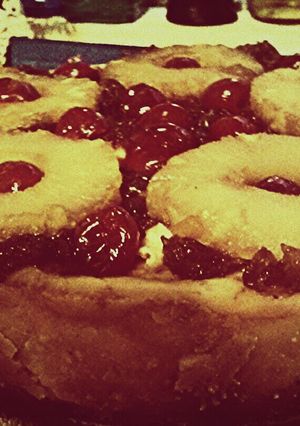 A picture of Pineapple Rightside Up Cheesecake.