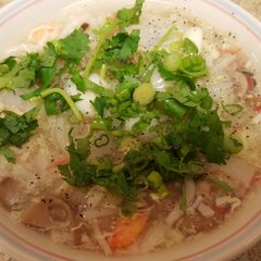 A picture of White Asparagus Crab Soup (Sup man cua).