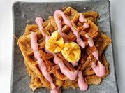 Gambar yogurt waffle