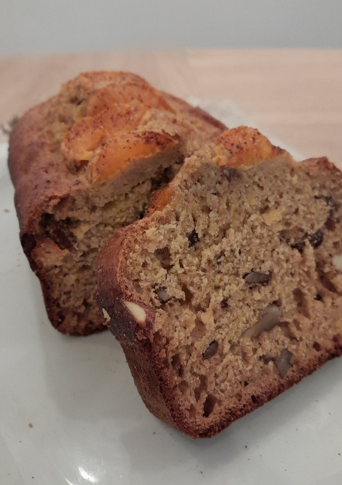 Una foto de Budín integral de mandarinas sin azúcar