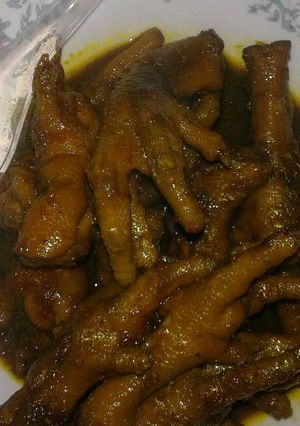 Foto resep ceker untuk mie ayam (gak ribet)
