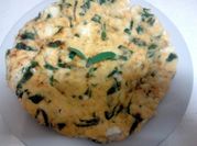 A picture of feta cheese omelette