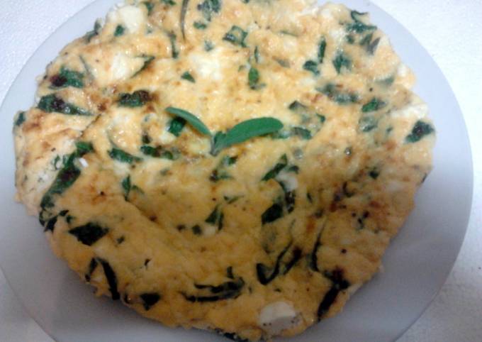 Easiest Way to Prepare Ultimate Amy&#39;s Spinach and Feta Cheese Omelette .