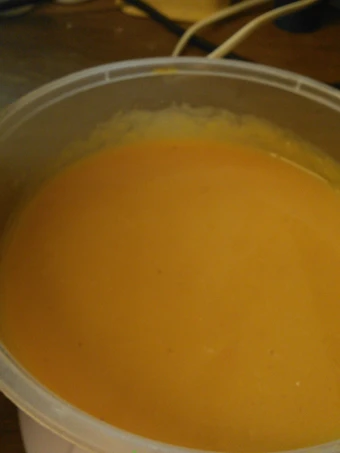 Easy Steps Make Recipes Creamy Sweet potato &amp; butternut squash soup. Makes 4 servings (425 ml) 126 cals bowl the So Delicious Delicious.