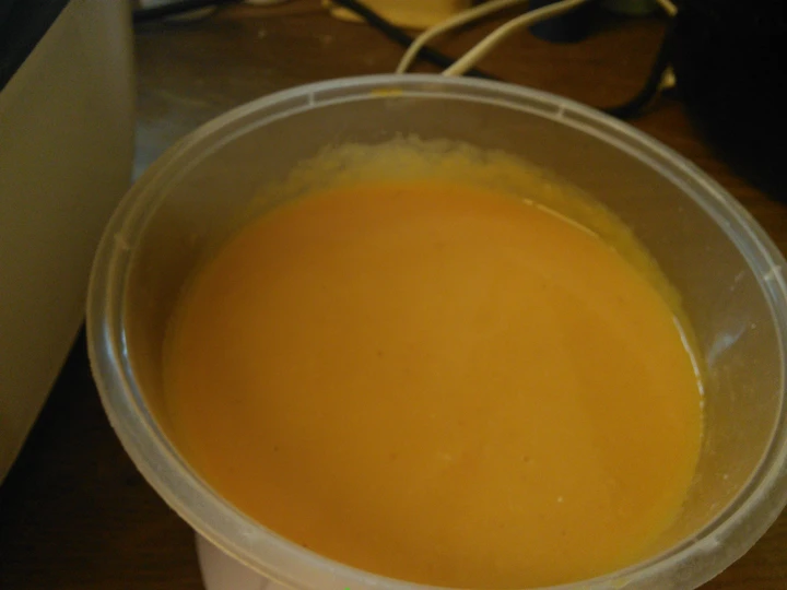 Easy Steps Make Recipes Creamy Sweet potato &amp;amp; butternut squash soup. Makes 4 servings (425 ml) 126 cals bowl the So Delicious Delicious.