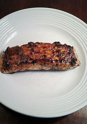 A picture of Grilled Asian Glazed Salmon Fillets.