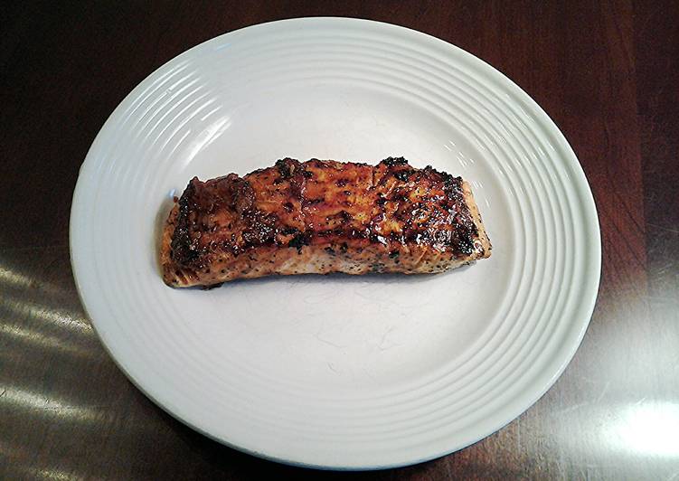 Recipe of Appetizing Grilled Asian Glazed Salmon Fillets