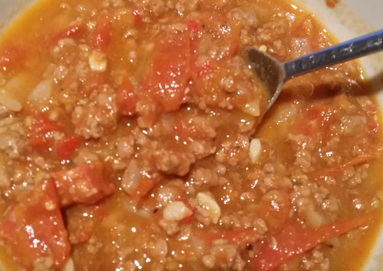 Saturday Fresh Warming Bolognese with chorizo