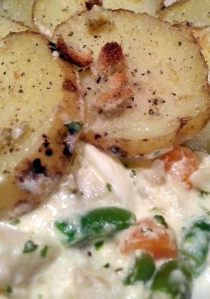 A picture of Leftover Fish Pie.