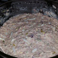 A picture of Ham salad.