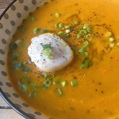 A picture of Carrot and Coriander Soup.