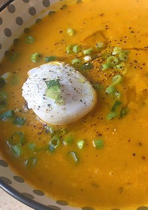 A picture of Carrot and Coriander Soup.