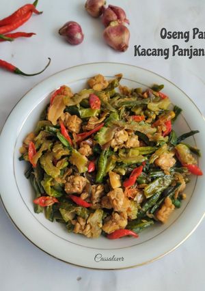 Foto resep Oseng Pare, Kacang Panjang Tempe