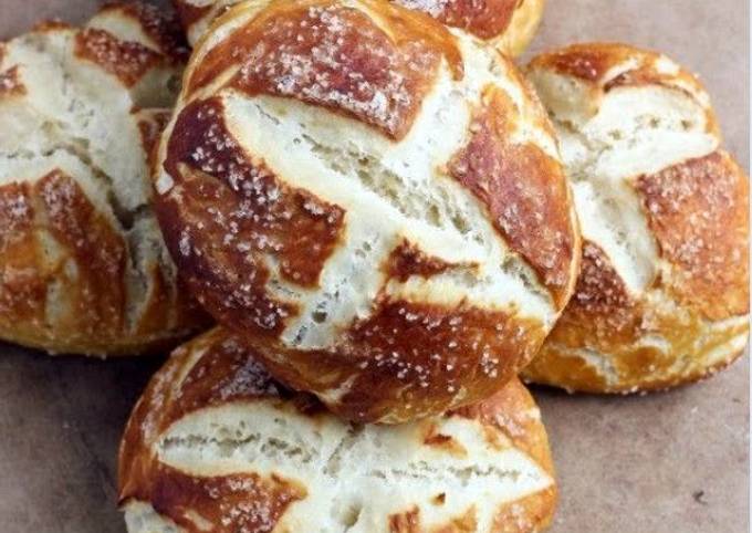 Pretzel Buns