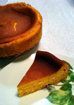 A picture of Kabocha Cake.