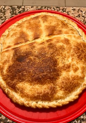 Una foto de Tarta de zucchini y cebolla