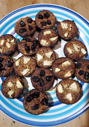 Una foto de Muffins de banana y avena