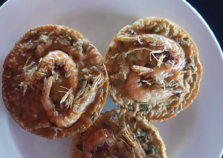 Masakan Unik Ote ote udang/bakwan udang Gurih Mantul