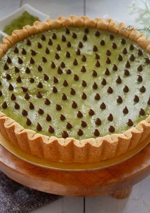 Foto resep Pie Susu Greentea (gluten free)
