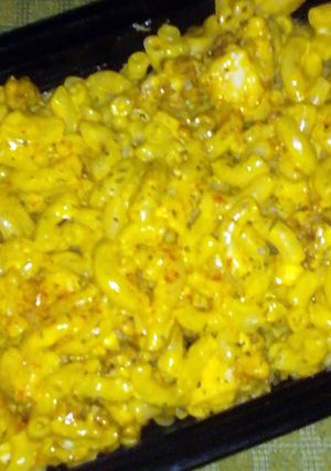 A picture of Buffalo Chicken Mac & Blue Cheese.