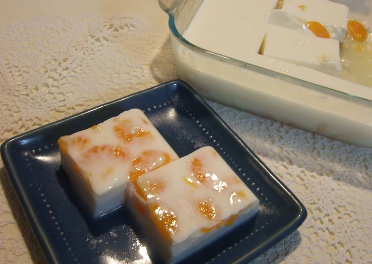 Milk Jelly (Almond Tofu) - Our Family Recipe