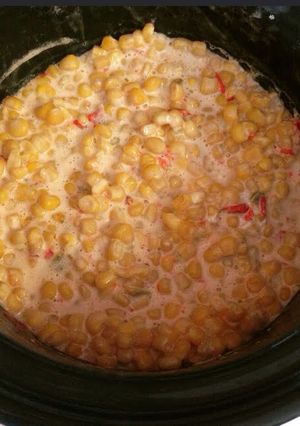 A picture of Creamy Mexican Corn.