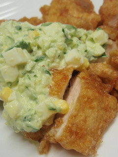 A picture of Chicken Nanban with Sushi Vinegar.