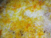 A picture of beef biryani