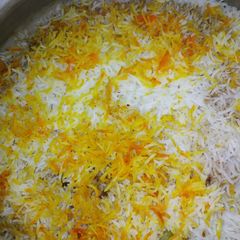 A picture of Beef biryani.