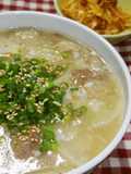 Korean Food Beef Tendon Gumtang Style Collagen Gukbap
