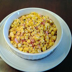 A picture of Grilled Corn Salad.