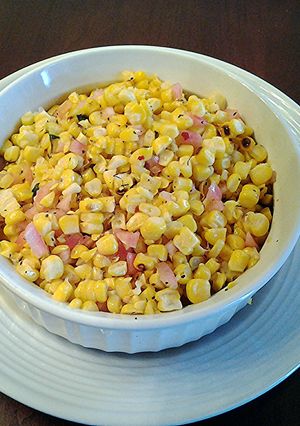 A picture of Grilled Corn Salad.