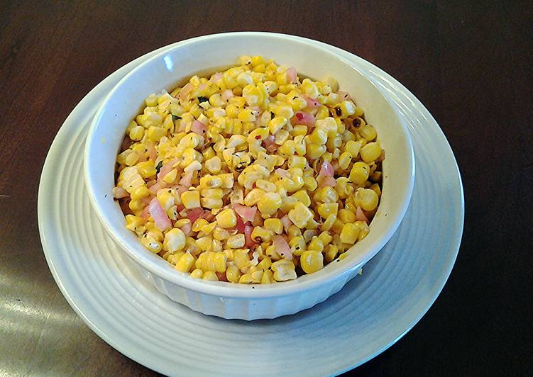 Recipe of Speedy Grilled Corn Salad