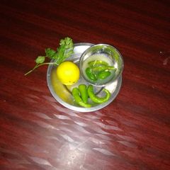 A picture of Green chilli pickle.